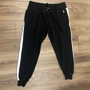 Polo Ralph Lauren Size Small Interlock Track Pant Sweatpants Polo Black Mens